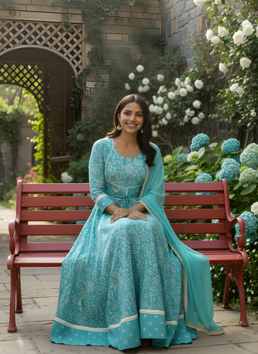 Women Modal Chanderi Long Dress Wholesale Collection