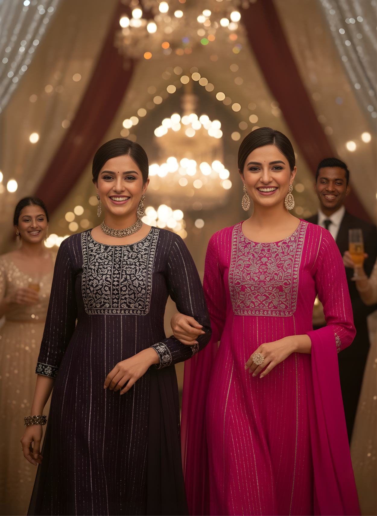 Neelufer Creation modal chanderi sharara set collection