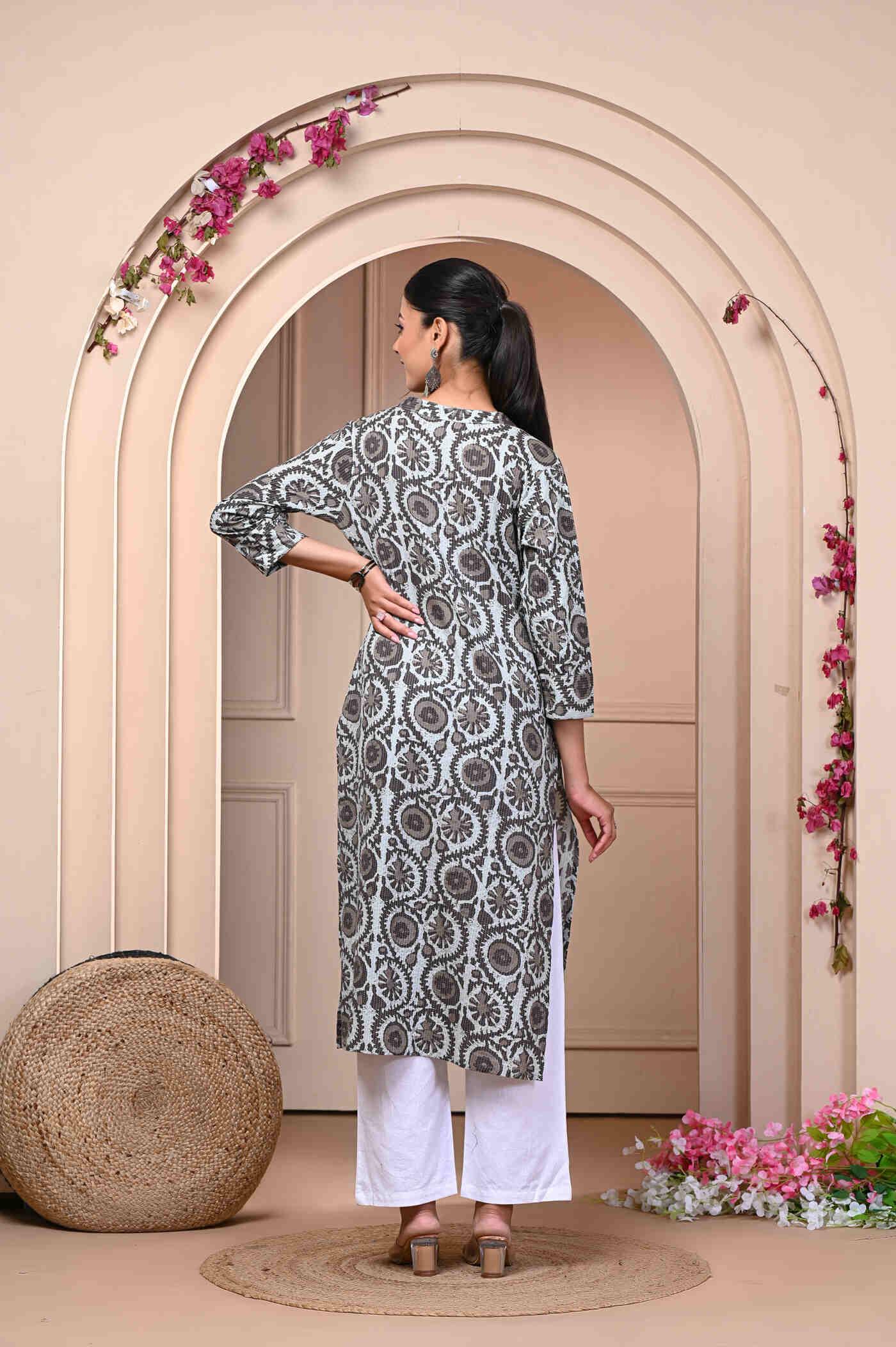 Premium Katha cotton kurti manufacturer