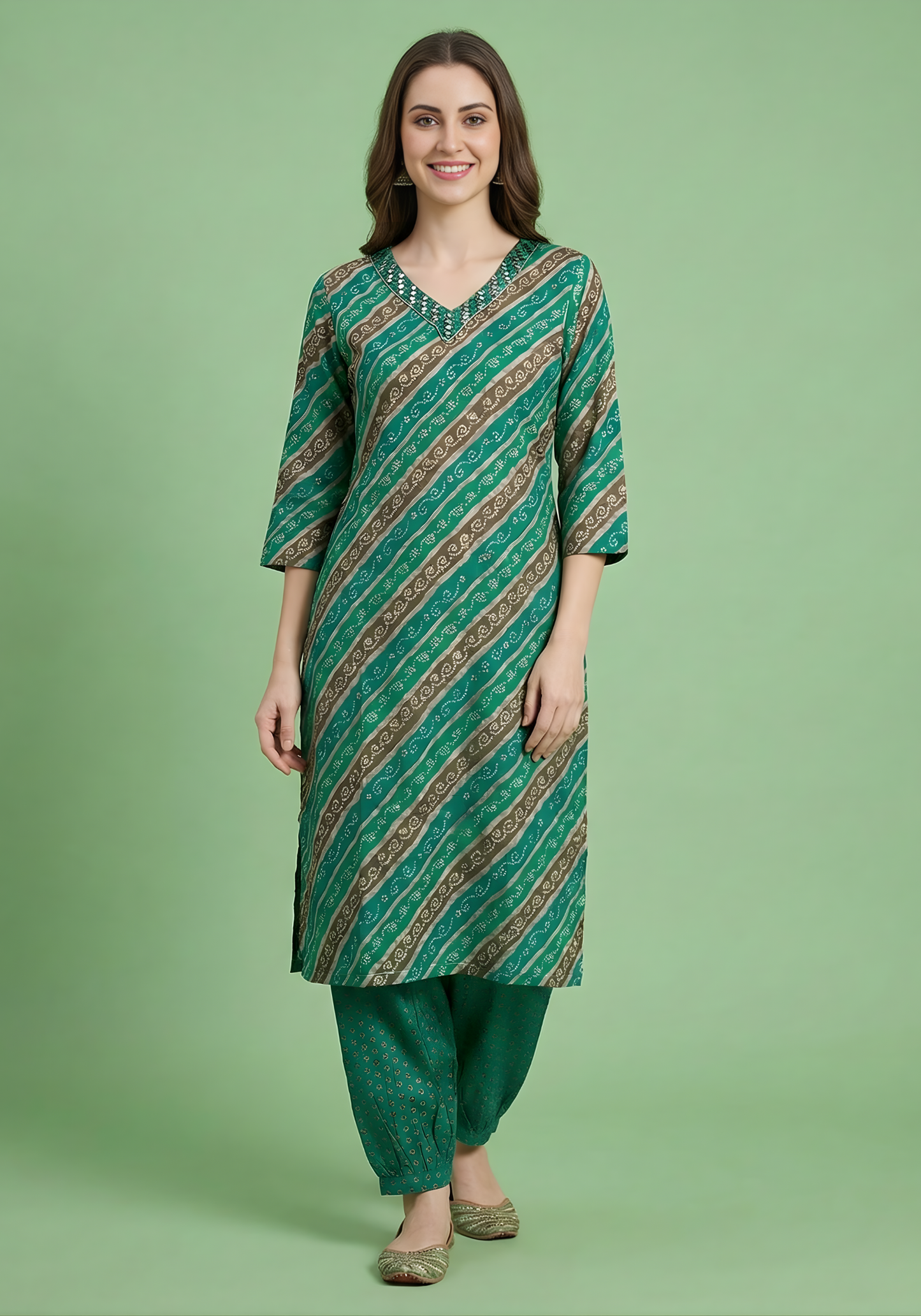 Modal chanderi kurta set with dupatta wholesale India