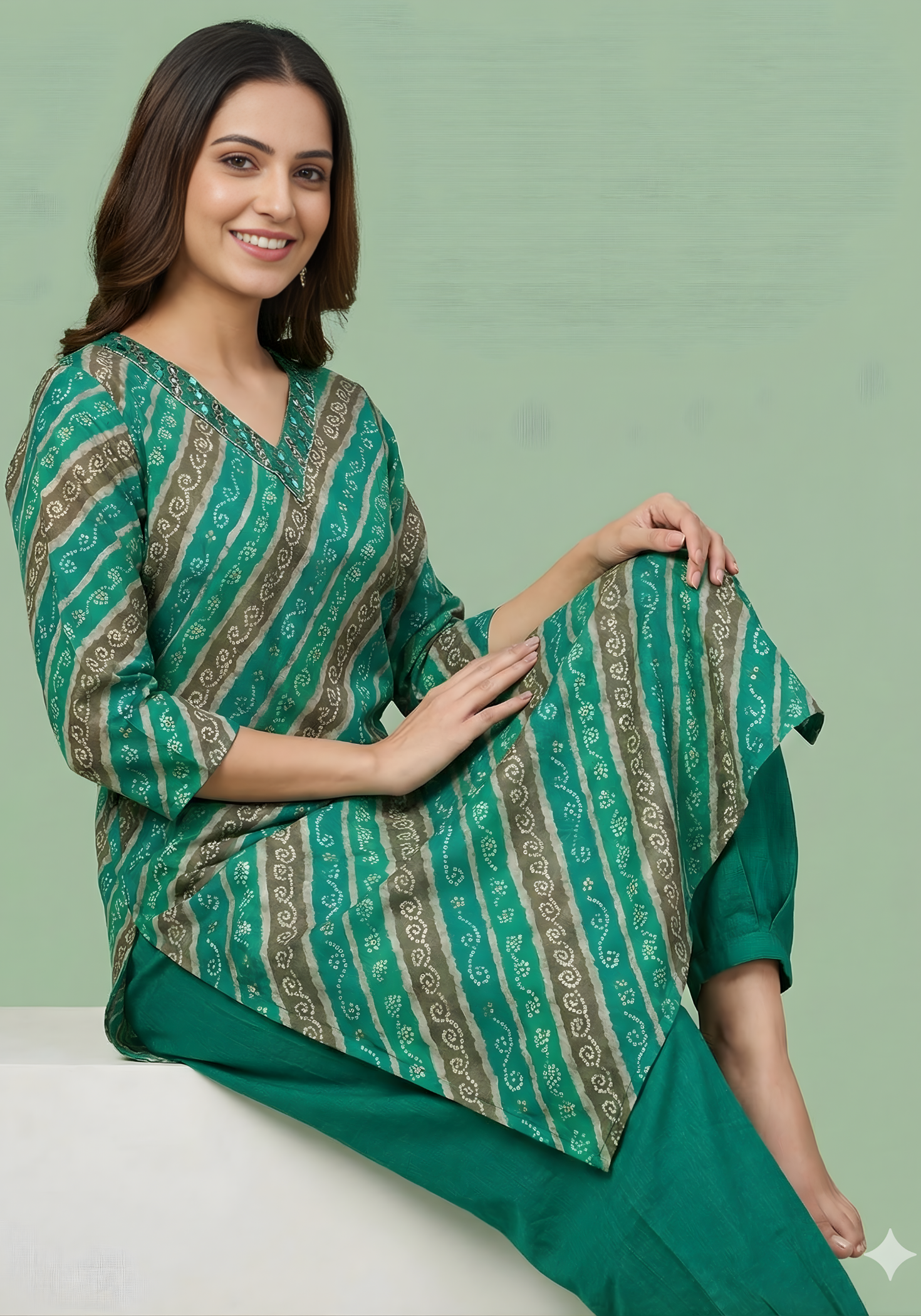 Modal chanderi suit set manufacturer India