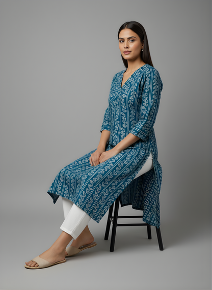 Neelufer Creation long cotton kurti daily wear