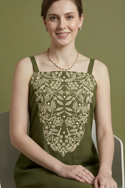Olive Cotton Kurti Wholesale Manufacturer Jaipur India