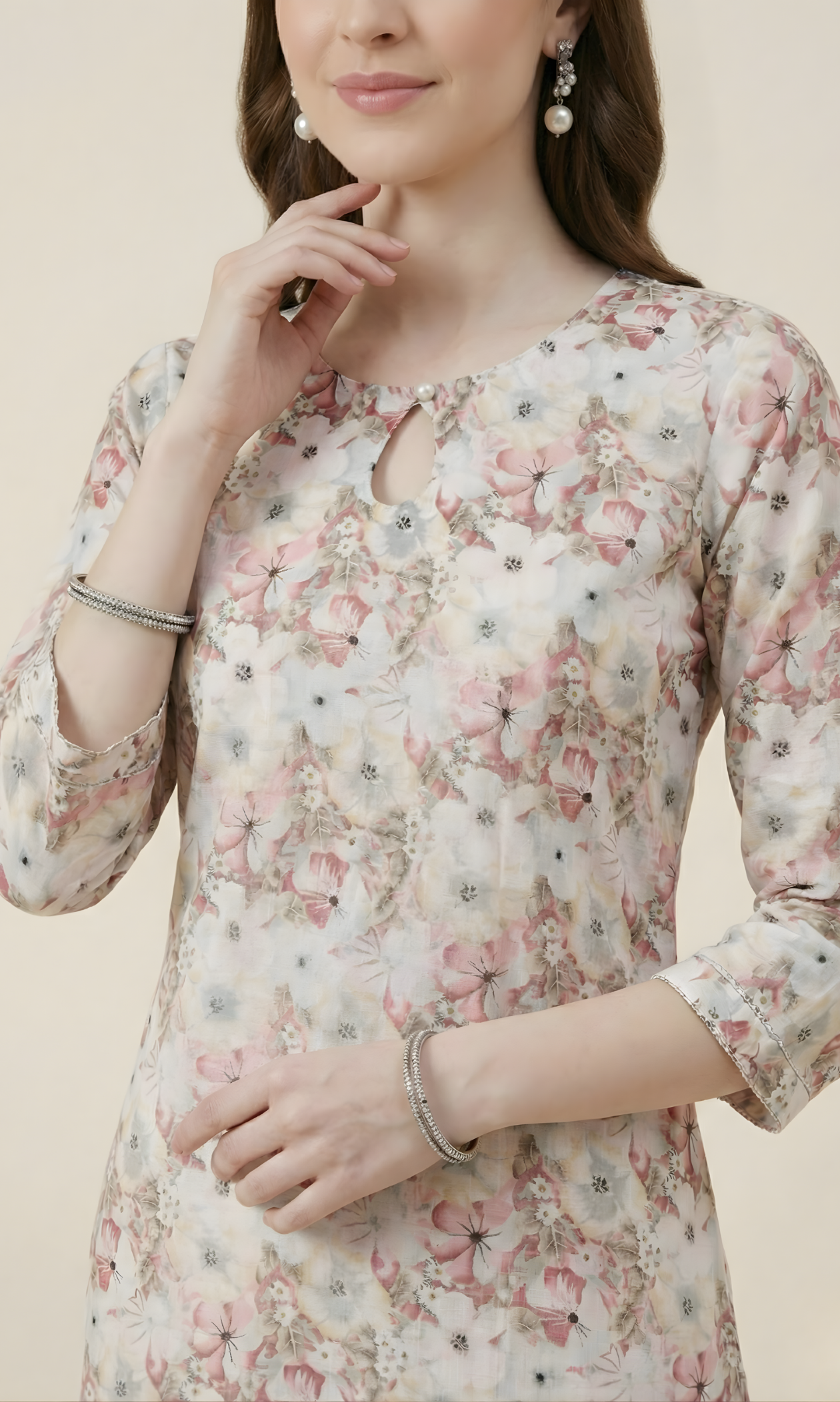 Neelufer Creation floral kurti set for retailers