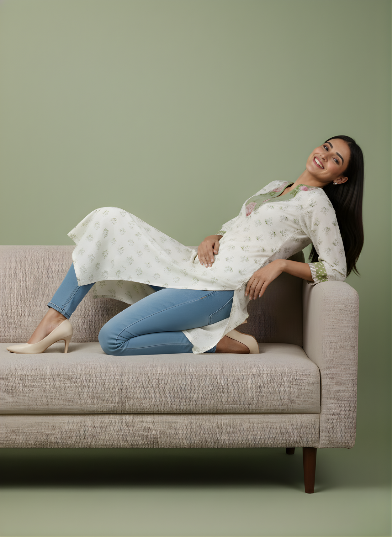 Neelufer Creation long cotton kurti daily wear