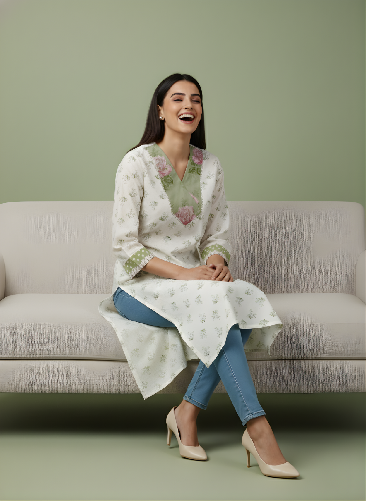 Neelufer Creation women cotton kurti wholesale
