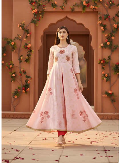 Wholesale women cotton printed long dress