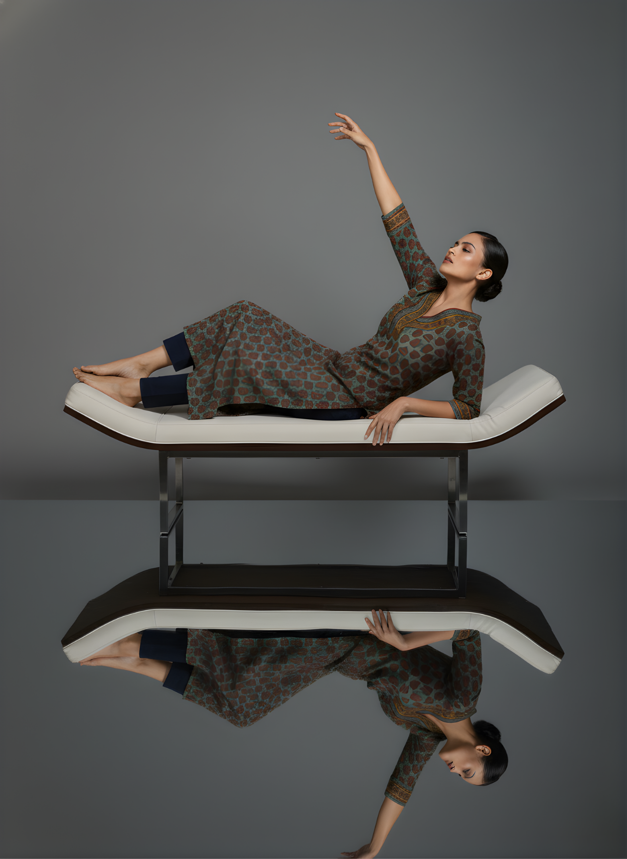 Brown Pure Cotton Printed Kurti for Women | Wholesale Manufacturer – Neelufer Creation