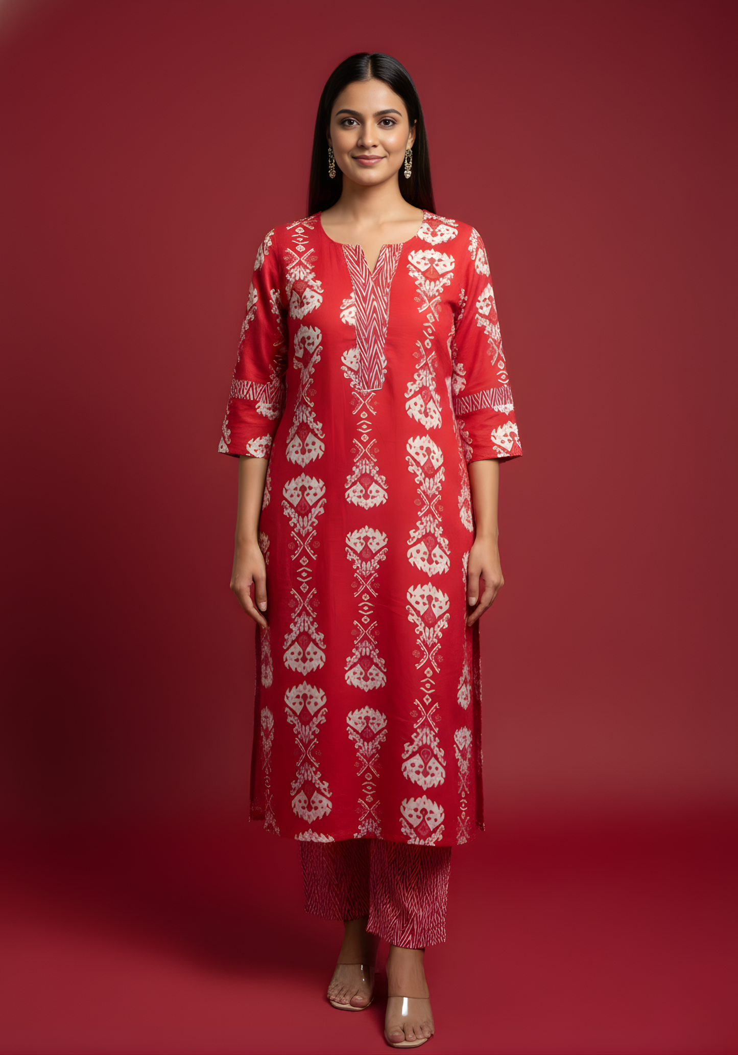 Boutique cotton suit set Neelufer Creation