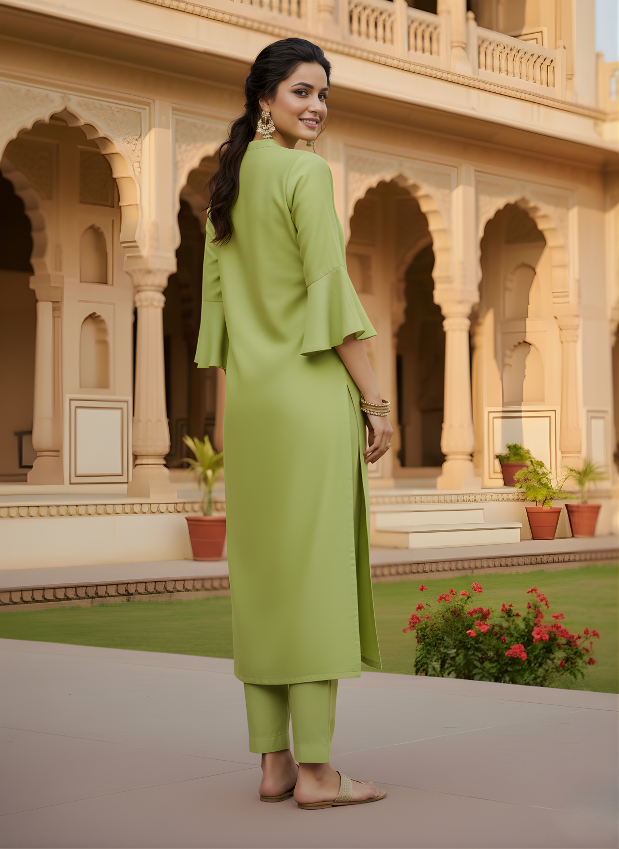 Neelufer Creation cotton silk kurta set manufacturer India