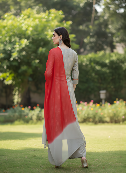 Modal Chanderi Dupatta Set | Women Ethnic Wear Wholesale Manufacturer
