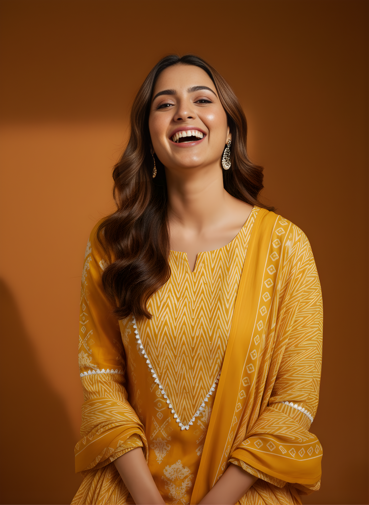 Women wear cotton dupatta set manufacturer