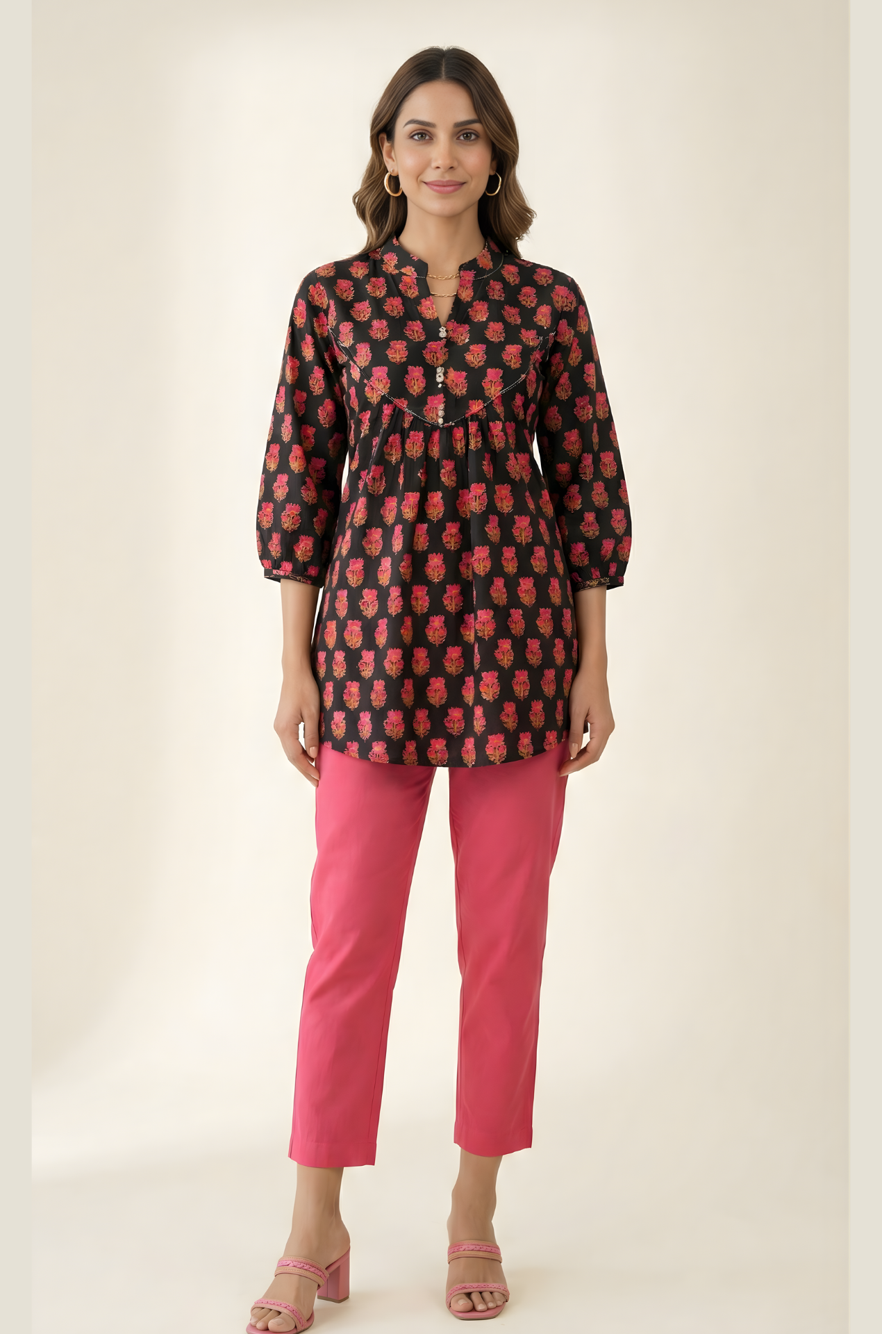 Kashvi Noir Jaipuri Cotton Top – Women Wear Wholesale