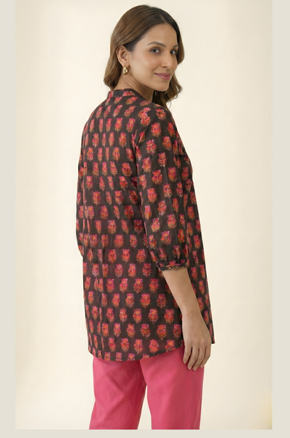 Kashvi Noir Jaipuri Cotton Top – Women Wear Wholesale