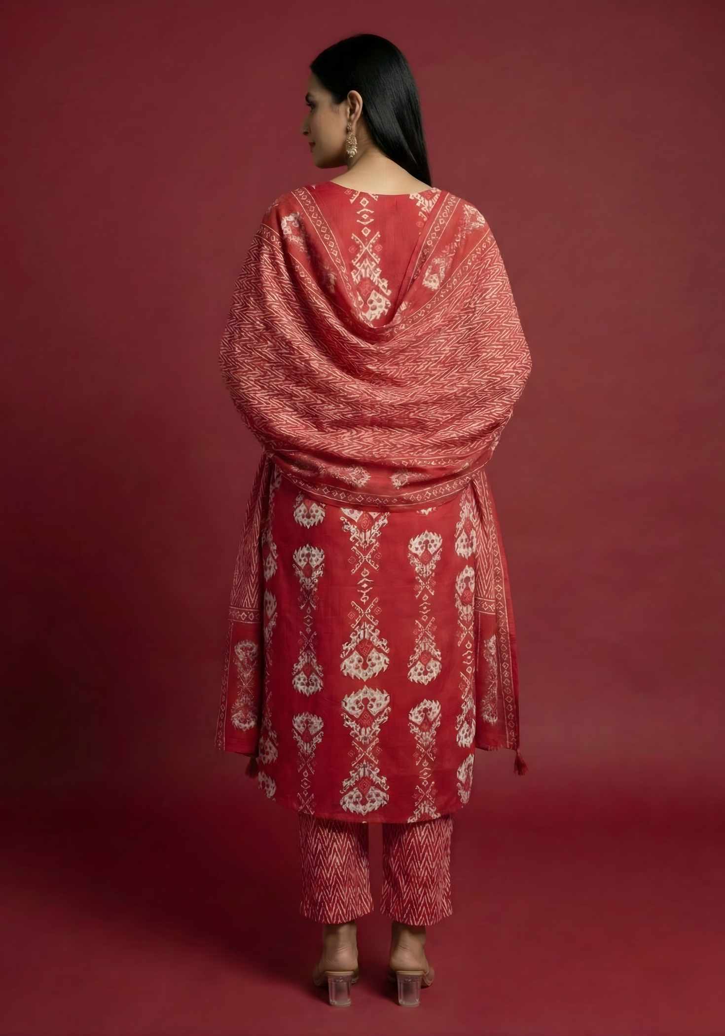 Women wear cotton dupatta set manufacturer