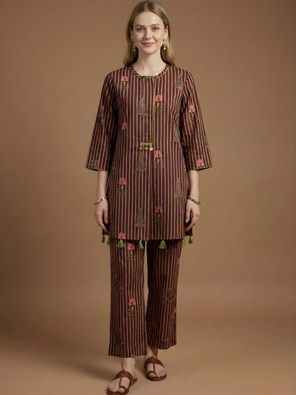 Neelufer Creation pure cotton cord set wholesale manufacturer India