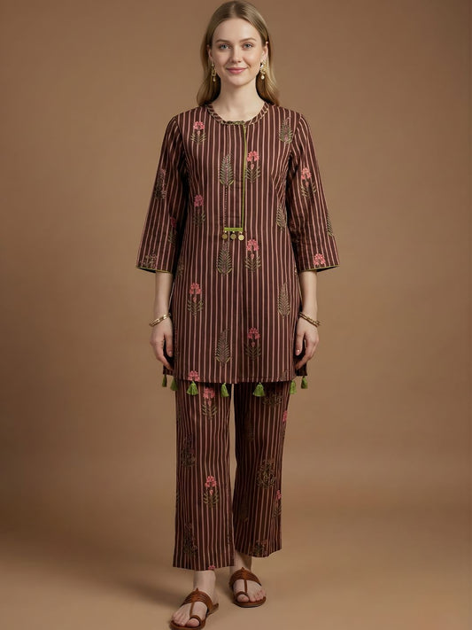 Neelufer Creation pure cotton cord set wholesale manufacturer India