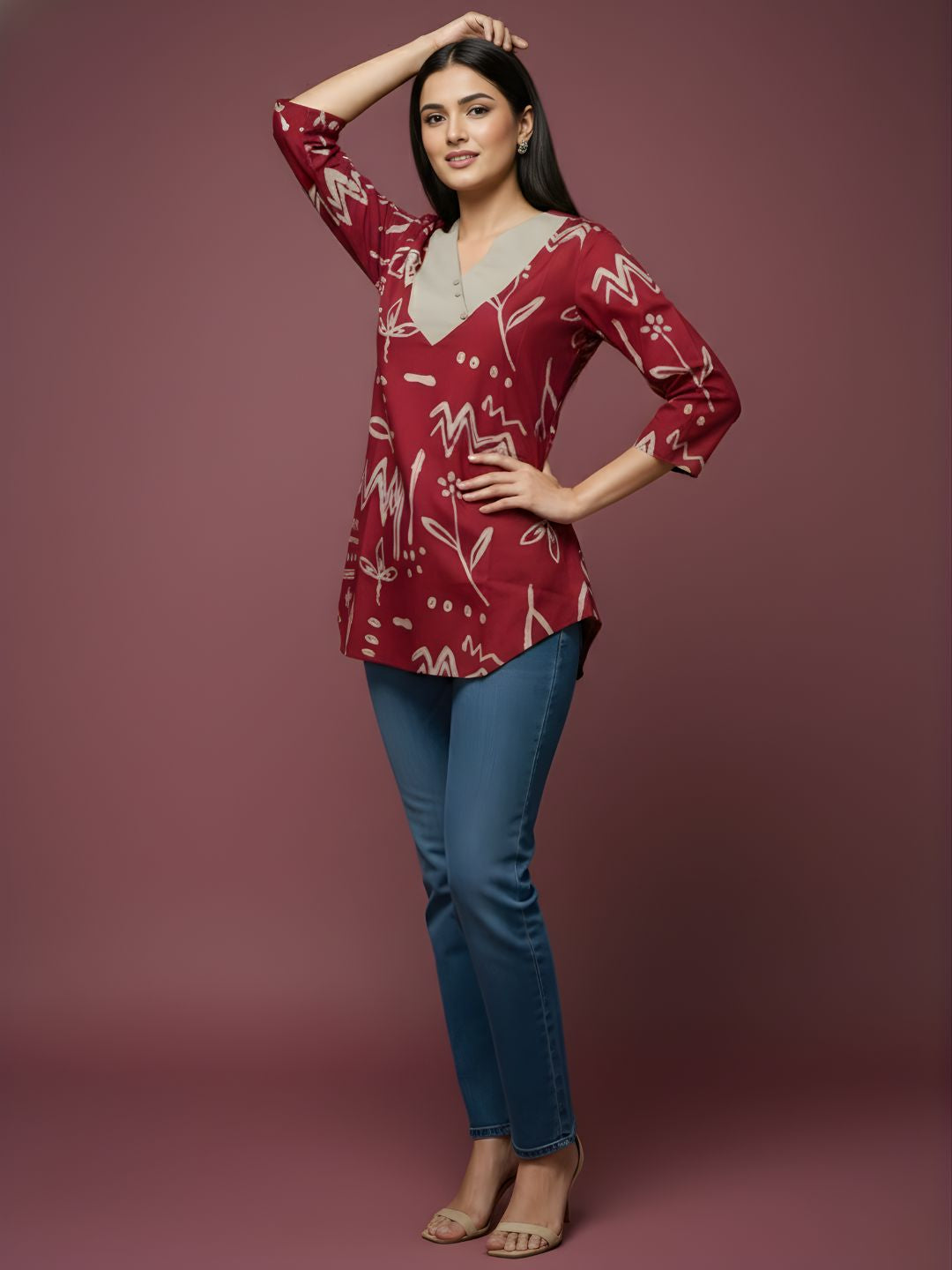 Pure Cotton Printed Top – Wholesale Women Wear by Neelufer Creation