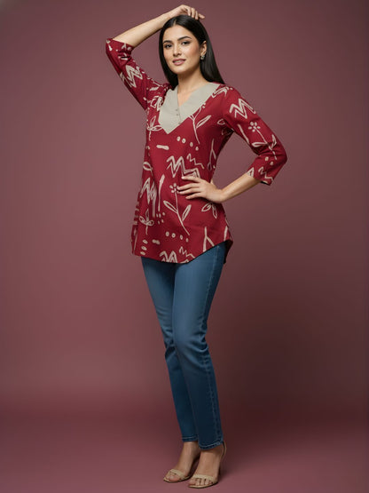 Pure Cotton Printed Top – Wholesale Women Wear by Neelufer Creation