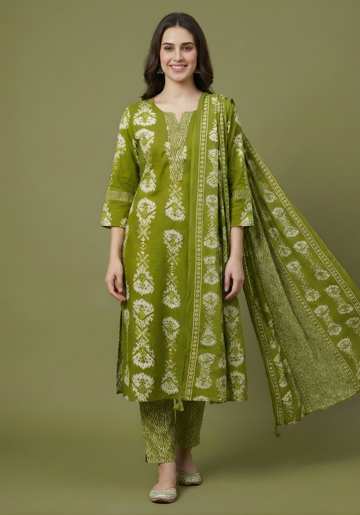 Boutique cotton suit set Neelufer Creation