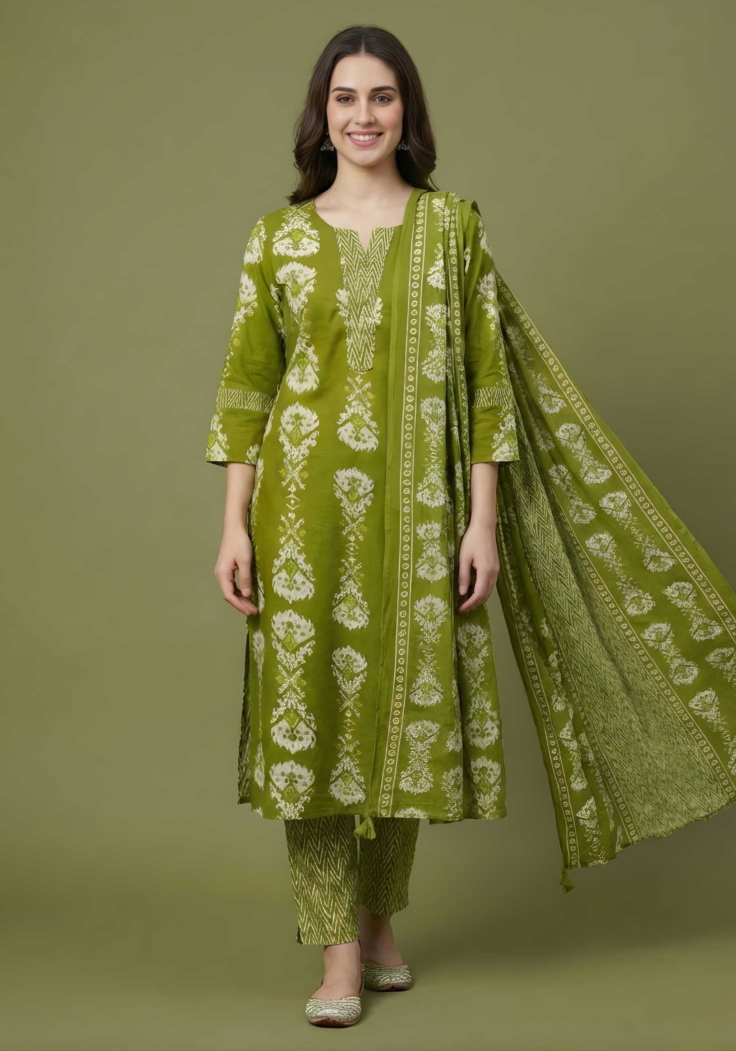 Boutique cotton suit set Neelufer Creation