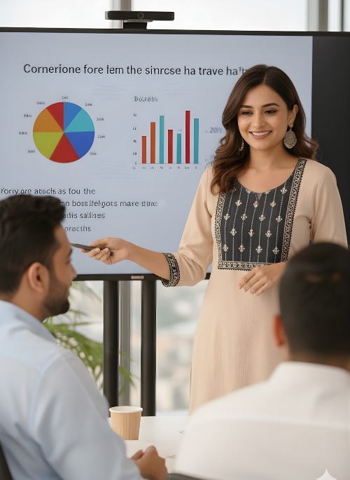 Beige cotton kurta set wholesale women wear