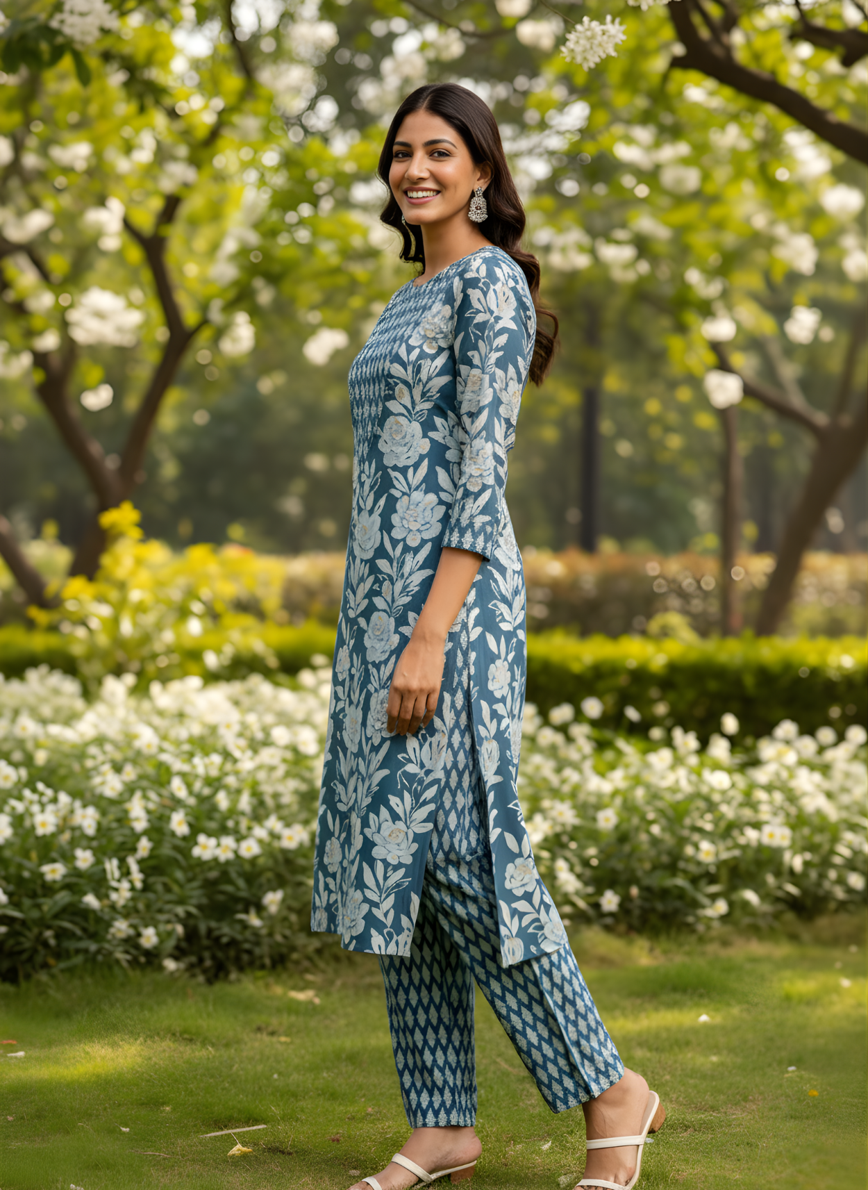 Pure cotton kurta pant set manufacturer India