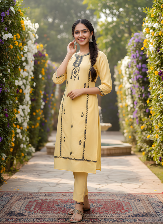 Neelufer Creation pure flex cotton kurta set for women