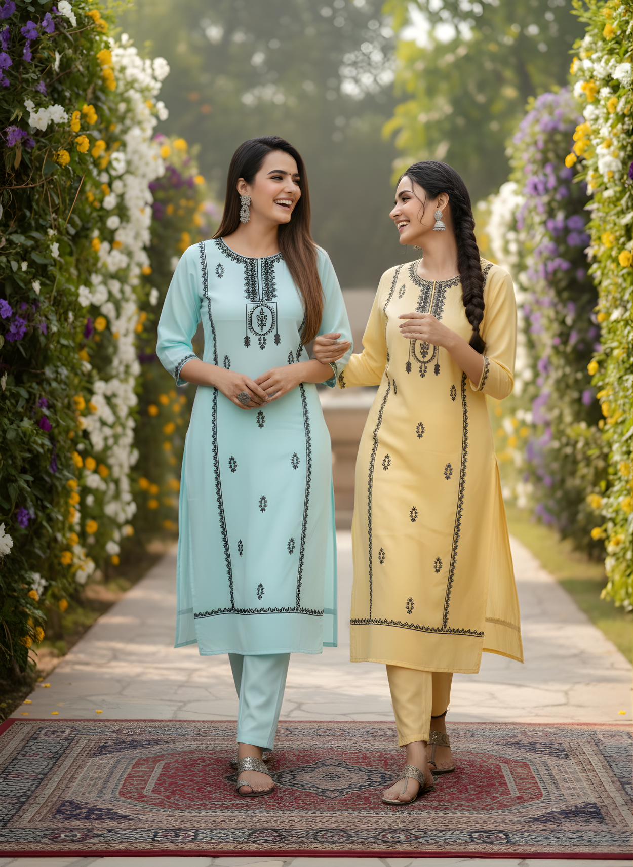 Neelufer Creation women wear kurta set