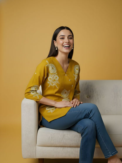 Pure Cotton Printed Top – Wholesale Women Wear by Neelufer Creation