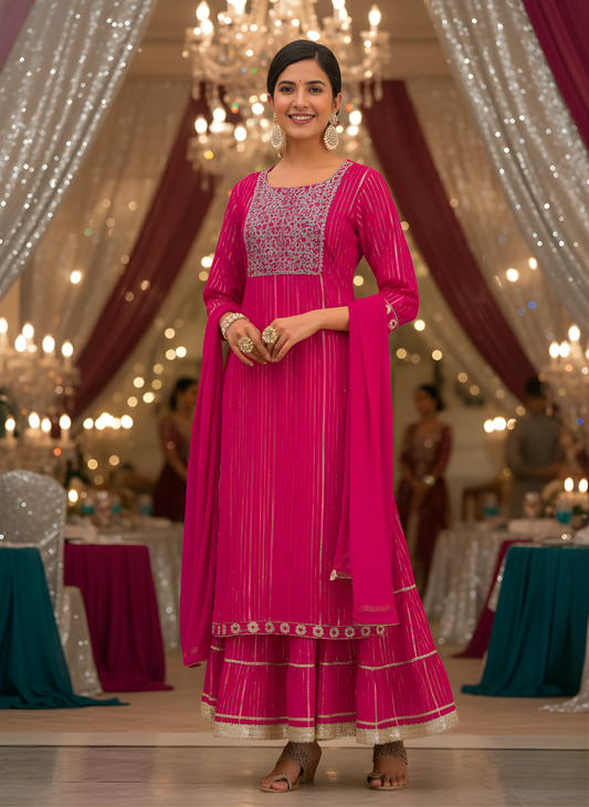 Cotton Festive Dupatta Set | Women Ethnic Wear Wholesale Manufacturer