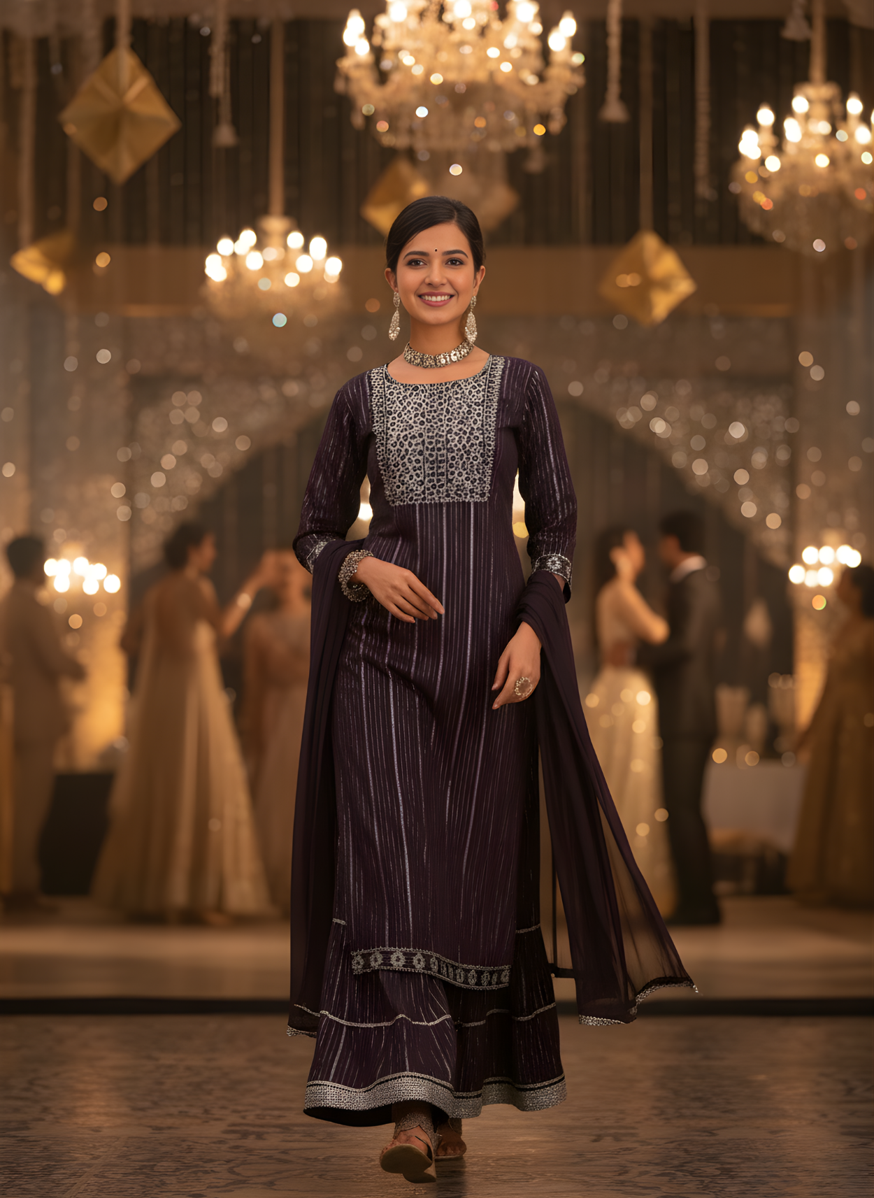 Women ethnic sharara dupatta set wholesale