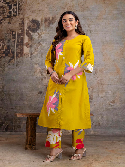 Indian ethnic wear manufacturer floral cotton kurta collection