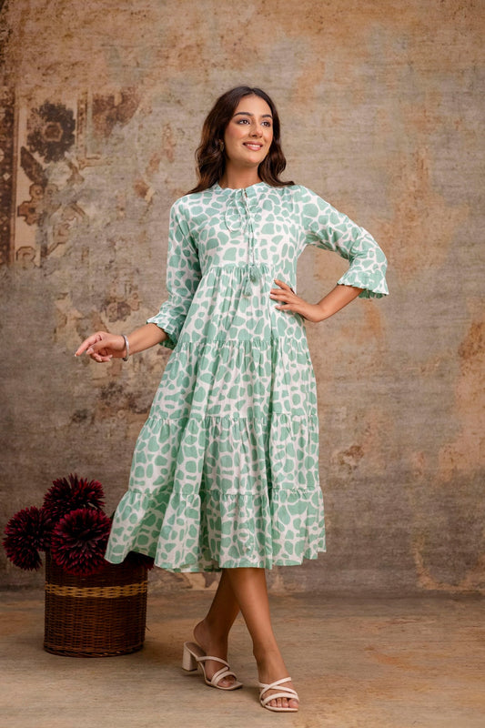 1.Neelufer Creation mint green pure cotton dress front view. 
2.Neelufer Creation women cotton dress wholesale. 
3.Neelufer Creation printed cotton dress manufacturer India. 
4.Neelufer Creation flared cotton dress design. 
5.Neelufer Creation ladies cotton dress for retailers.
6.Neelufer Creation women casual dress wholesale. 
7.Neelufer Creation summer cotton dress collection.
8.Neelufer Creation ready to dispatch cotton dress. 
9.Neelufer Creation women dress bulk buyer supply. 
