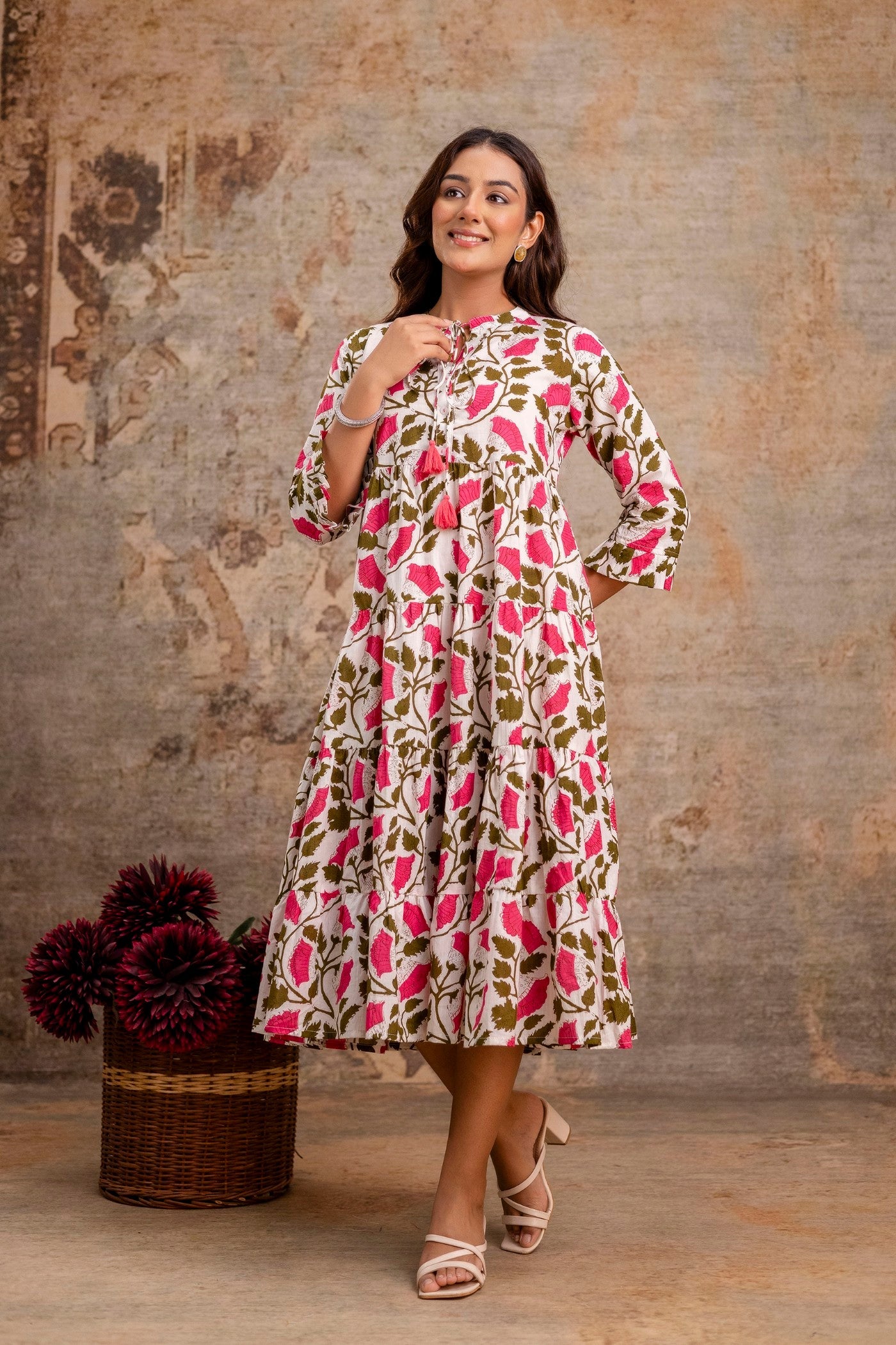 1.Neelufer Creation pure cotton floral dress front view.
2.Neelufer Creation women cotton dress wholesale.
3.Neelufer Creation floral printed cotton dress manufacturer India.
4.Neelufer Creation round neck cotton dress design.
5.Neelufer Creation ladies cotton dress for retailers.
6.Neelufer Creation flared cotton dress women.
7.Neelufer Creation premium cotton fabric dress detail.
8.Neelufer Creation ready to dispatch cotton dress.
9.Neelufer Creation women dress bulk buyer supply.