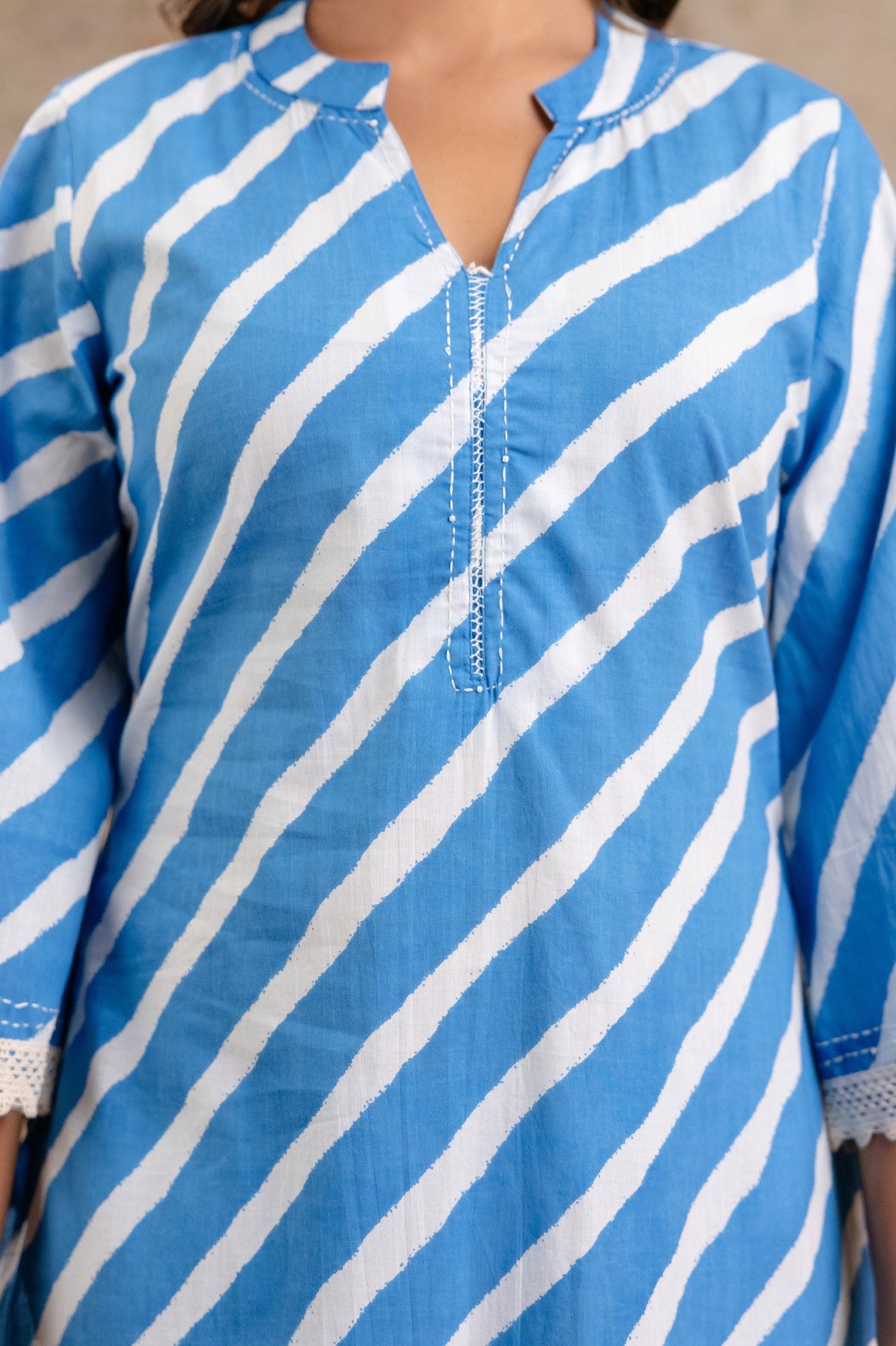 Light and breathable cotton kurta set