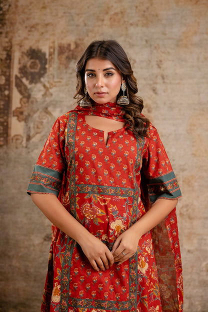 Designer Jaipuri dupatta set for retail stores