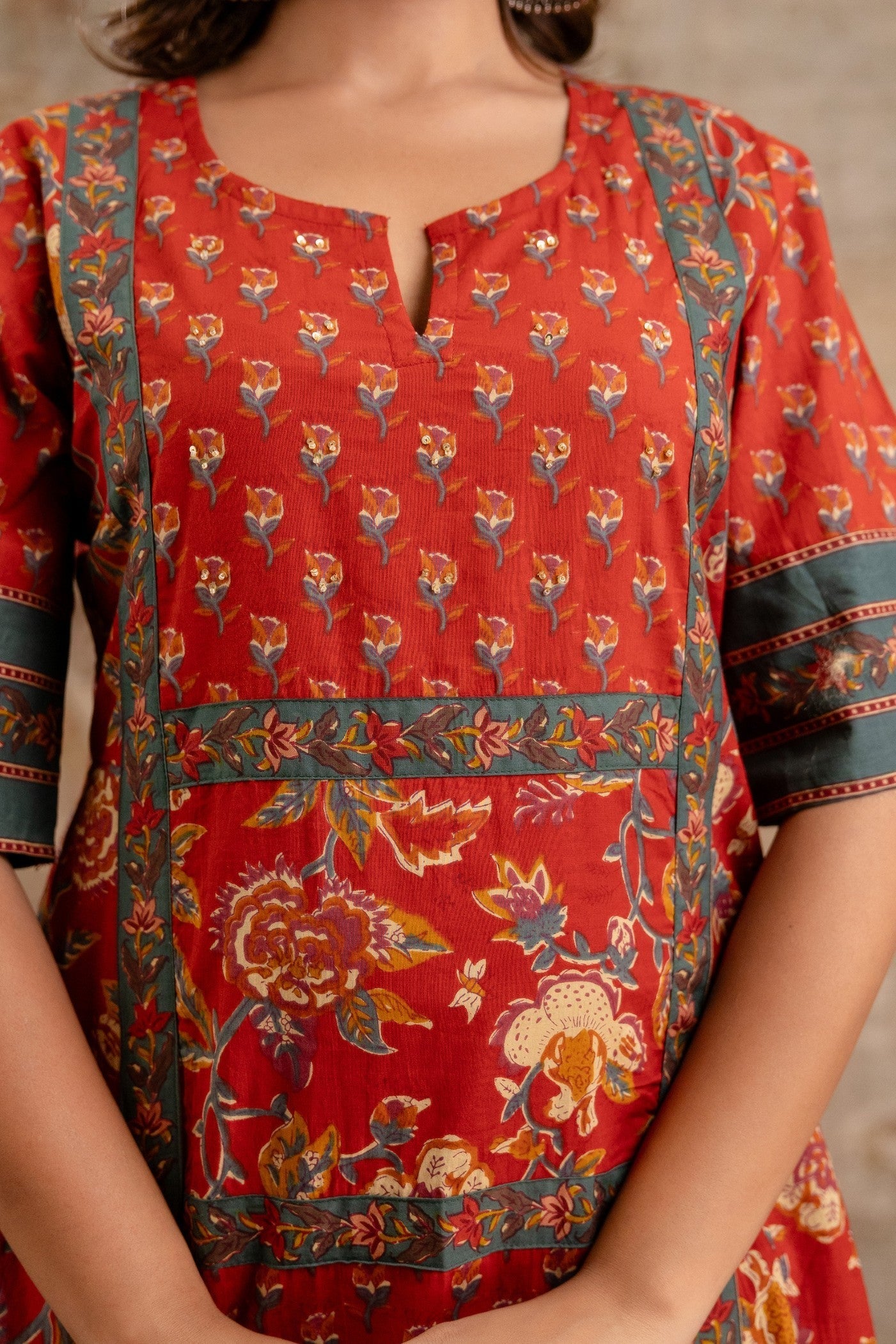 Women ethnic cotton dupatta set wholesale