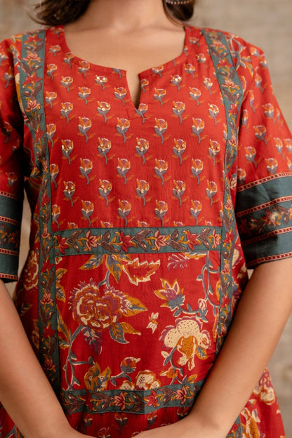 Women ethnic cotton dupatta set wholesale