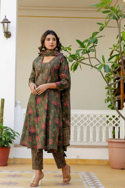 Women ethnic cotton dupatta set wholesale
