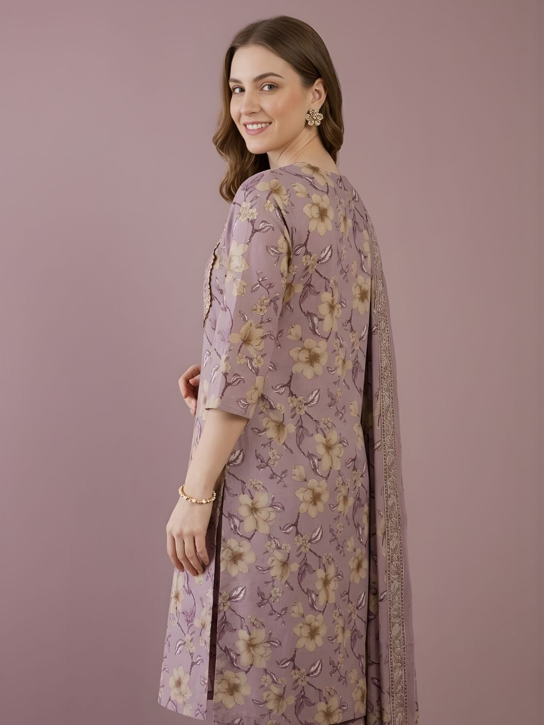 women wear wholesale manufacturer India pure cotton kurti dupatta set