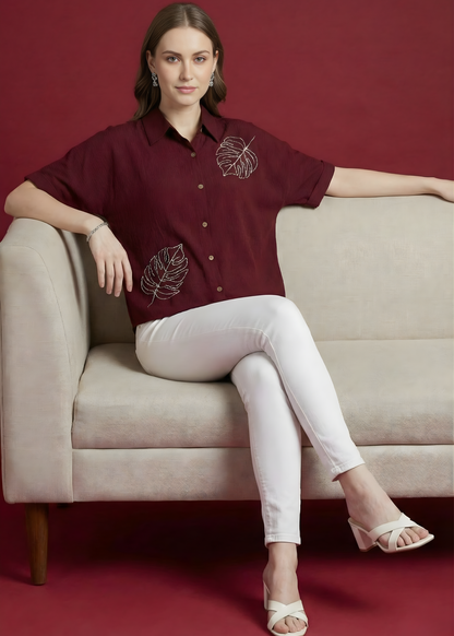 Women shirt style top wholesale supply