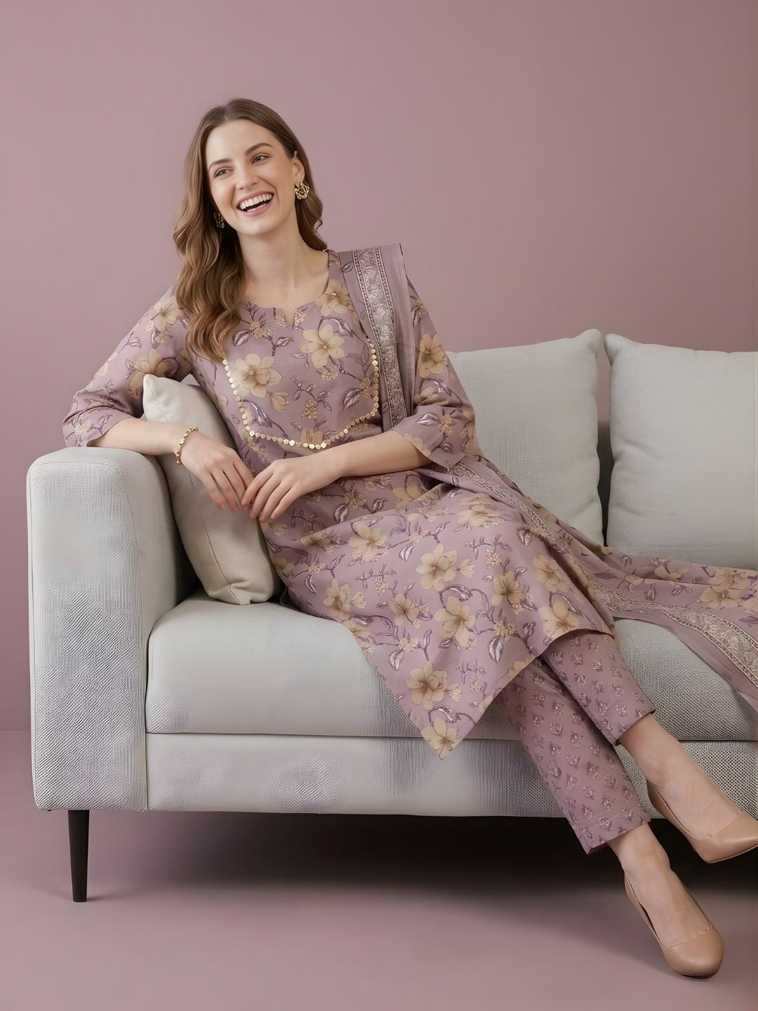 women wear wholesale manufacturer India ethnic cotton kurti set wholesale