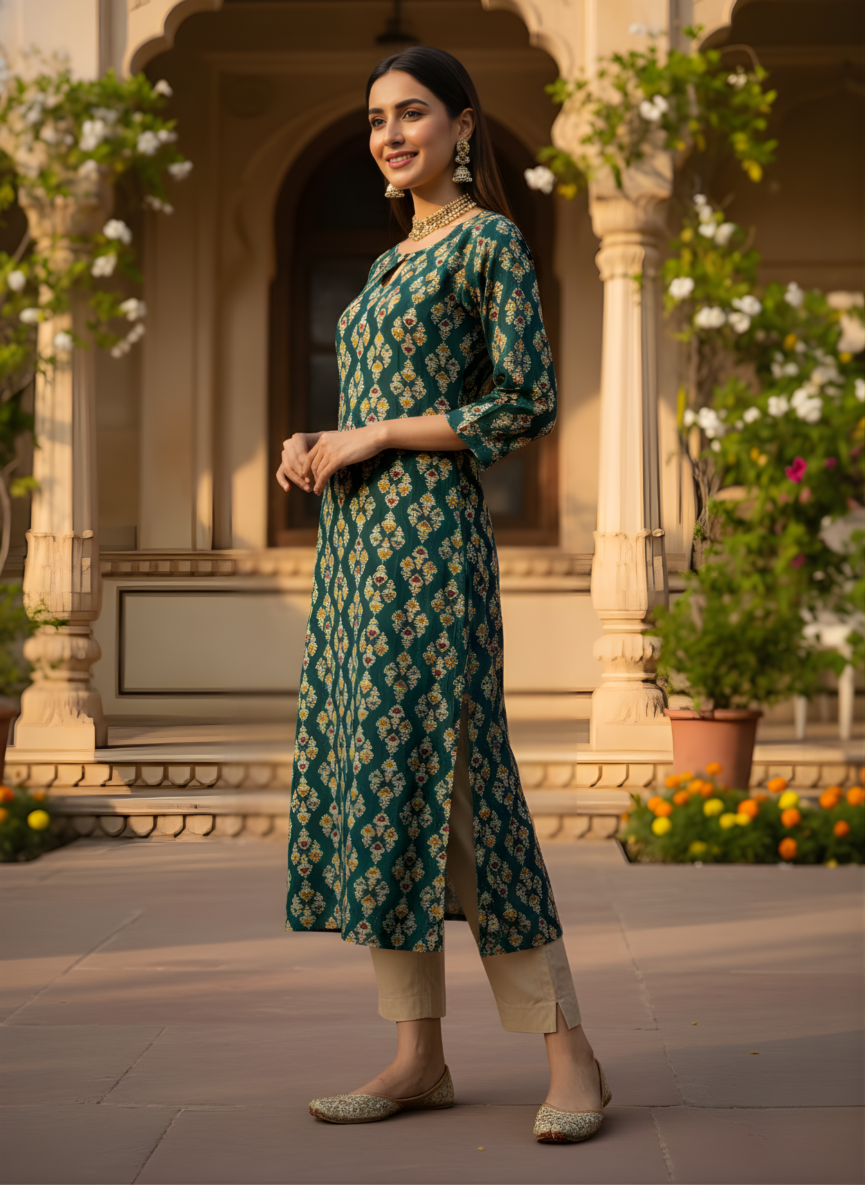 Neelufer Creation traditional printed kurti wholesale