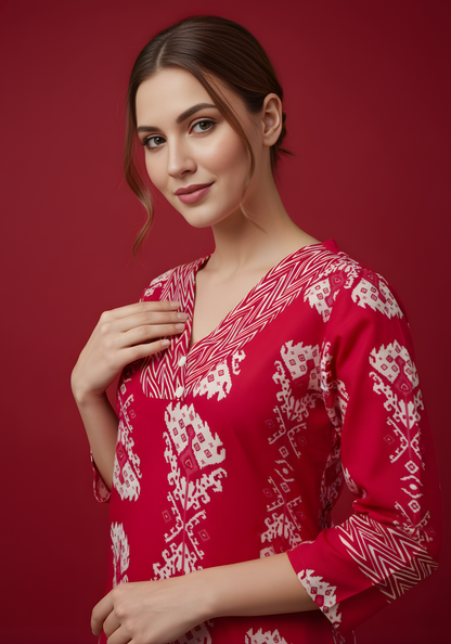 Neelufer Creation printed cotton kurti wholesale