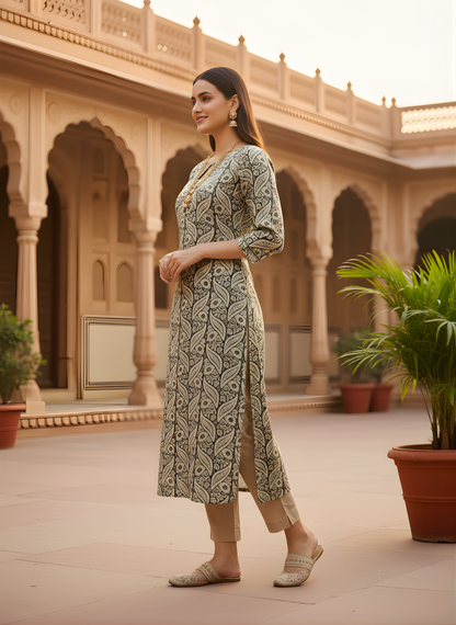 Neelufer Creation cotton kurti traditional print