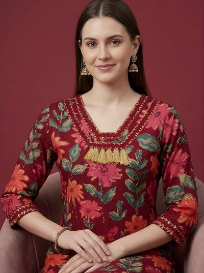 women wear wholesale manufacturer India pure cotton kurti dupatta set