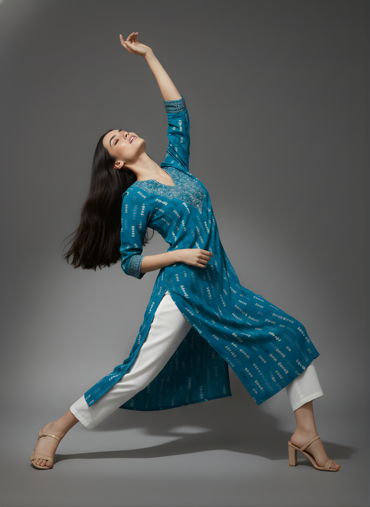 Neelufer Creation long cotton kurti daily wear