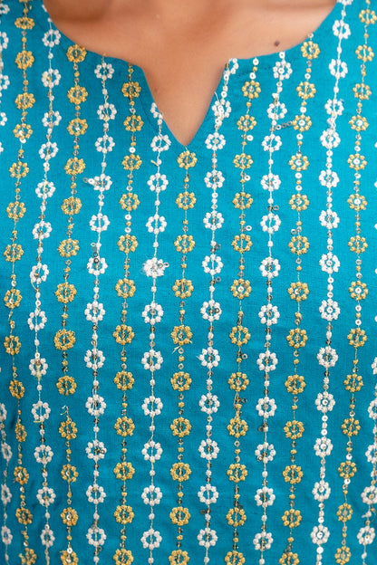Traditional Jaipuri dupatta set Neelufer Creation