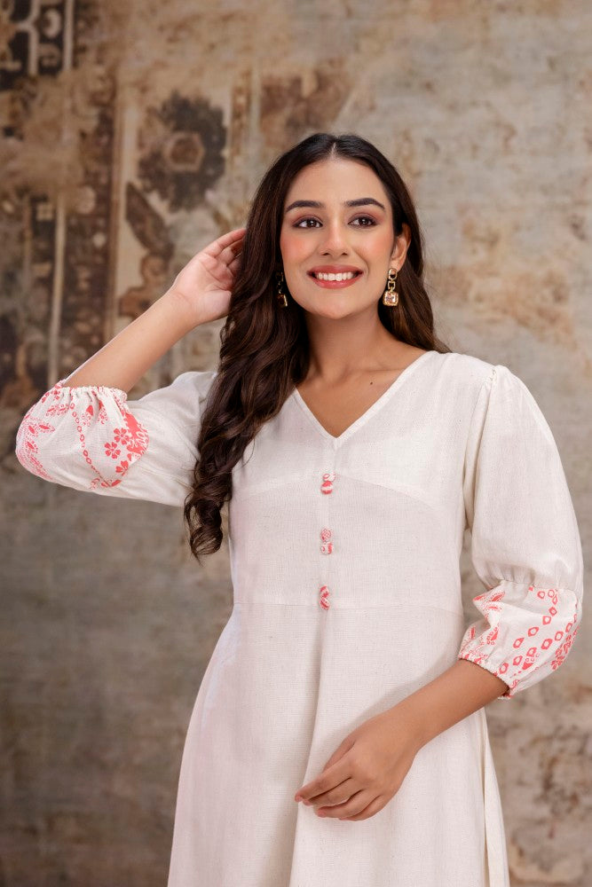 Flex Cotton Dress with Lining – Women Wear Wholesale Manufacturer India | Neelufer Creation